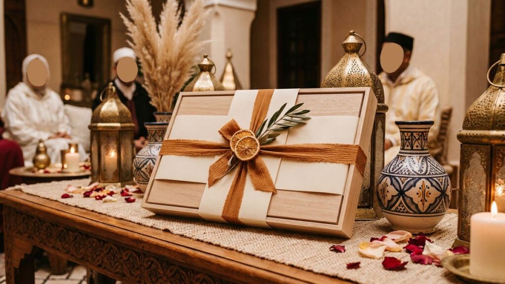 Le cadeau parfait : tableau en bois emballé